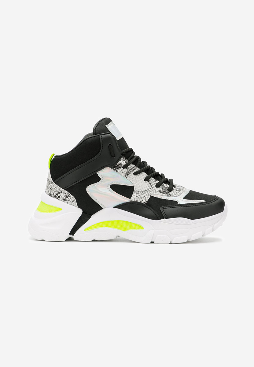 Baskets pour femme noirs Estera D2