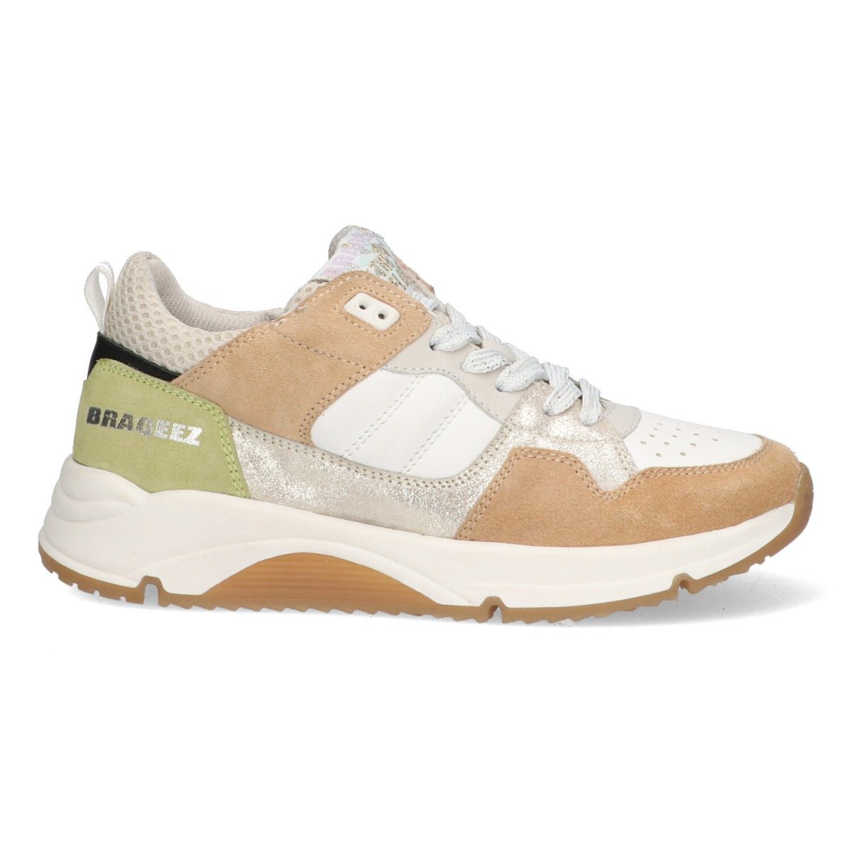 Maxime Magic - Lage Sneakers Braqeez Beige
