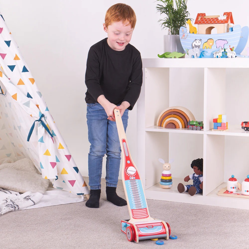 Aspirateur en bois pour enfant