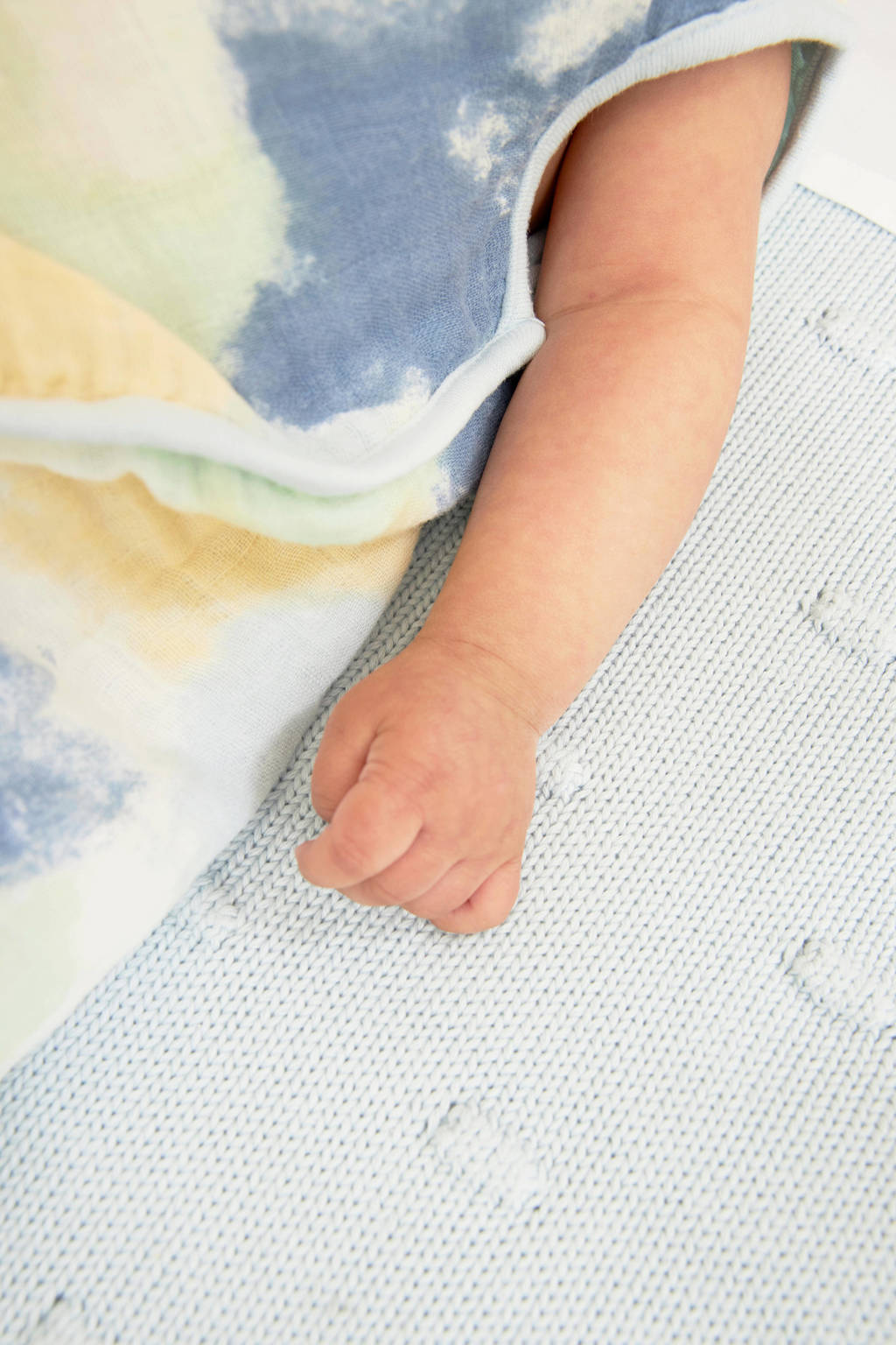slechte rite en stofhydrofiele slaapzak tie-dye light blue
