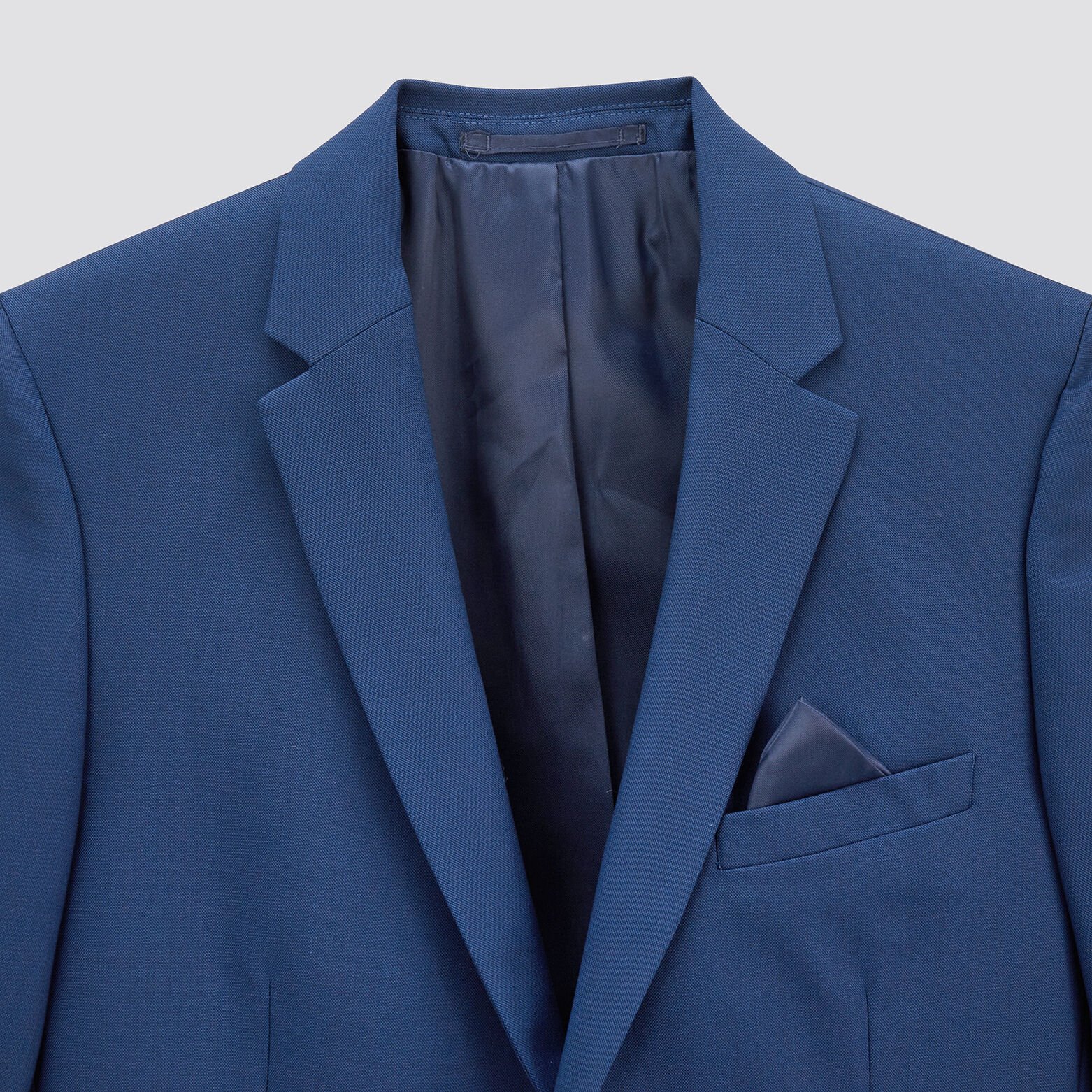 Veste de costume slim Bleu moyen