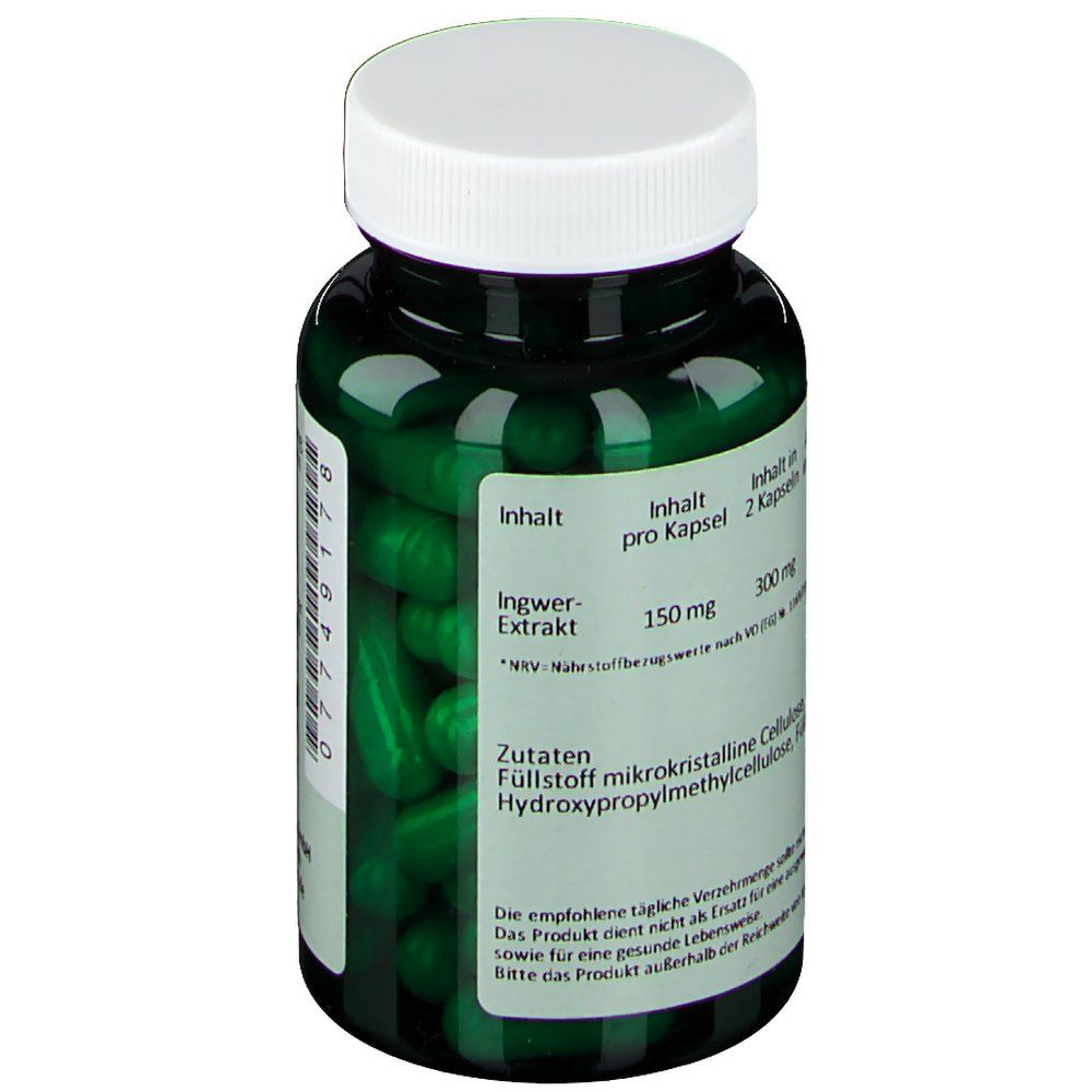 green line NUTRITHEKE Ingwer