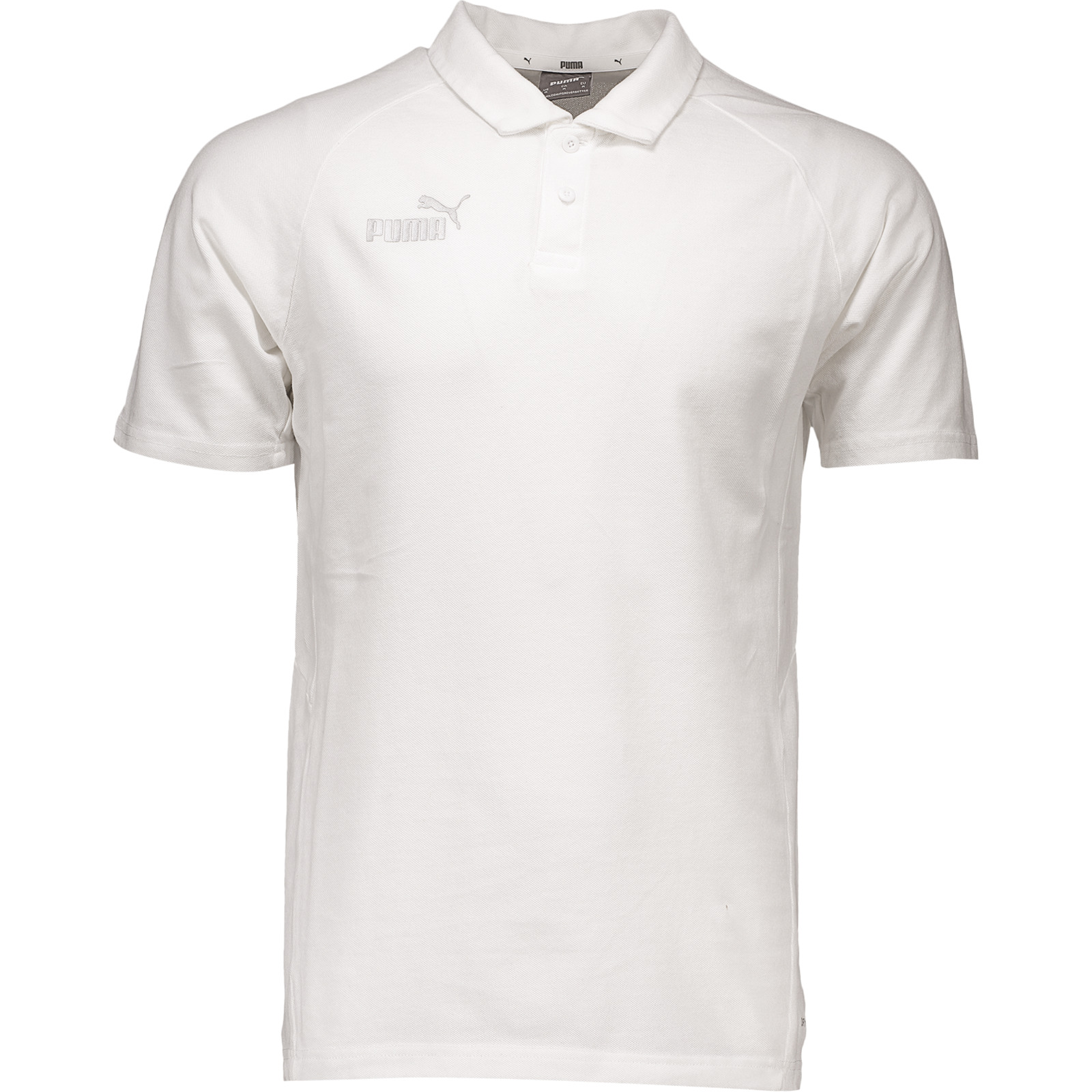 Puma Herren-Poloshirt Casual teamFINAL XXL, weiss
