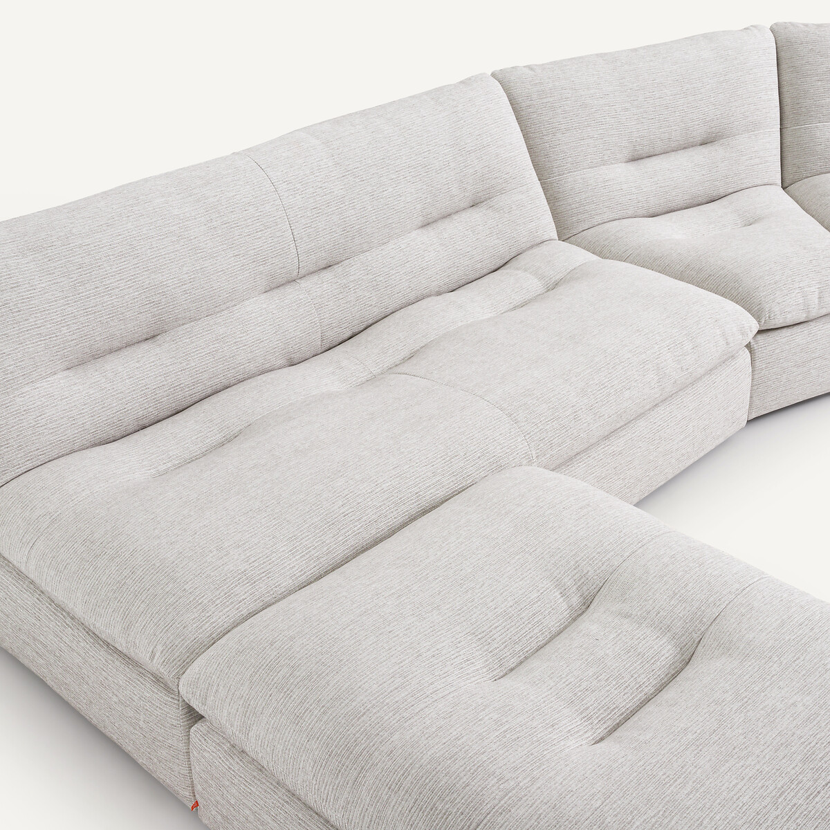 AM.PM<br>Apoio para os pés modular em algodão reciclado, Giuliano