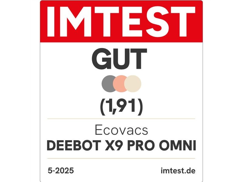 Ecovacs Saug- und Wischroboter DEEBOT X9 PRO OMNI Roboterstaubsauger zum Saugen -und Wischen