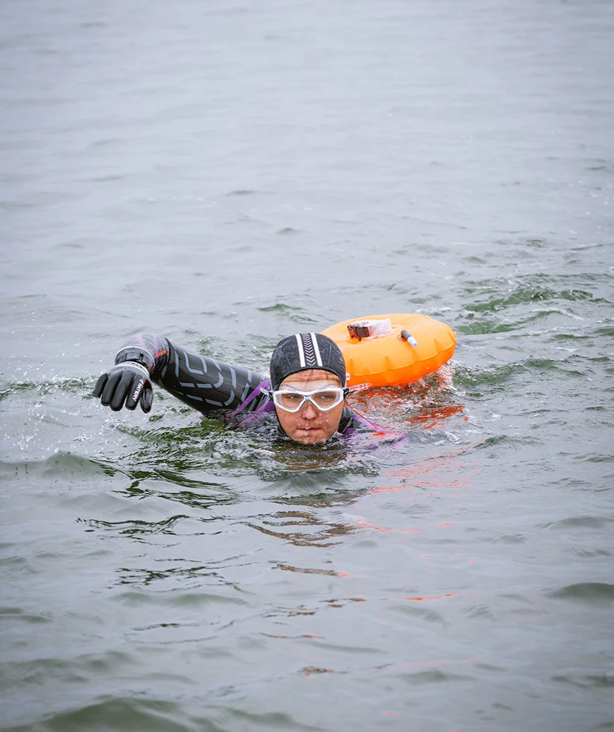Watery svømmebøje til svømning - Donut - Orange