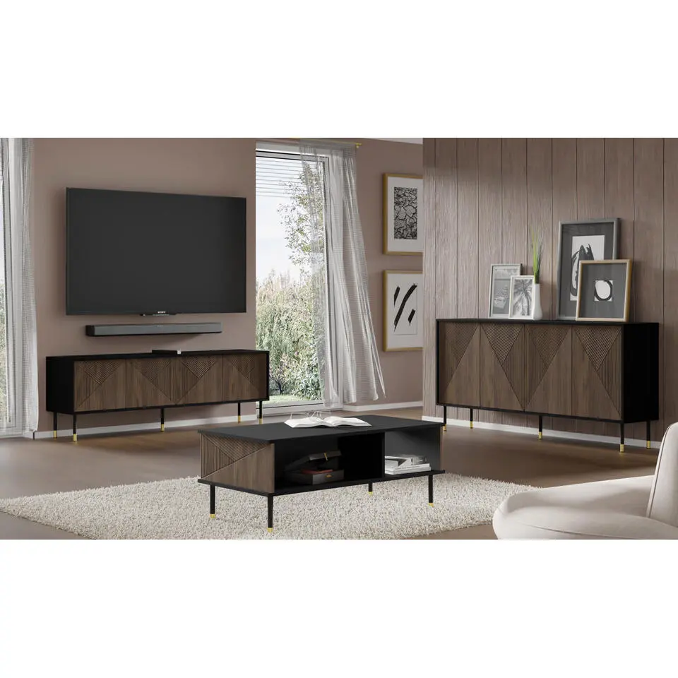 WOODY IV dressoir 4D 180 cm catania eiken