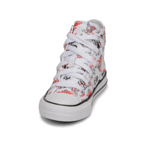 Converse - CHUCK TAYLOR ALL STAR PIRATES COVE HI - Blanc / Rouge