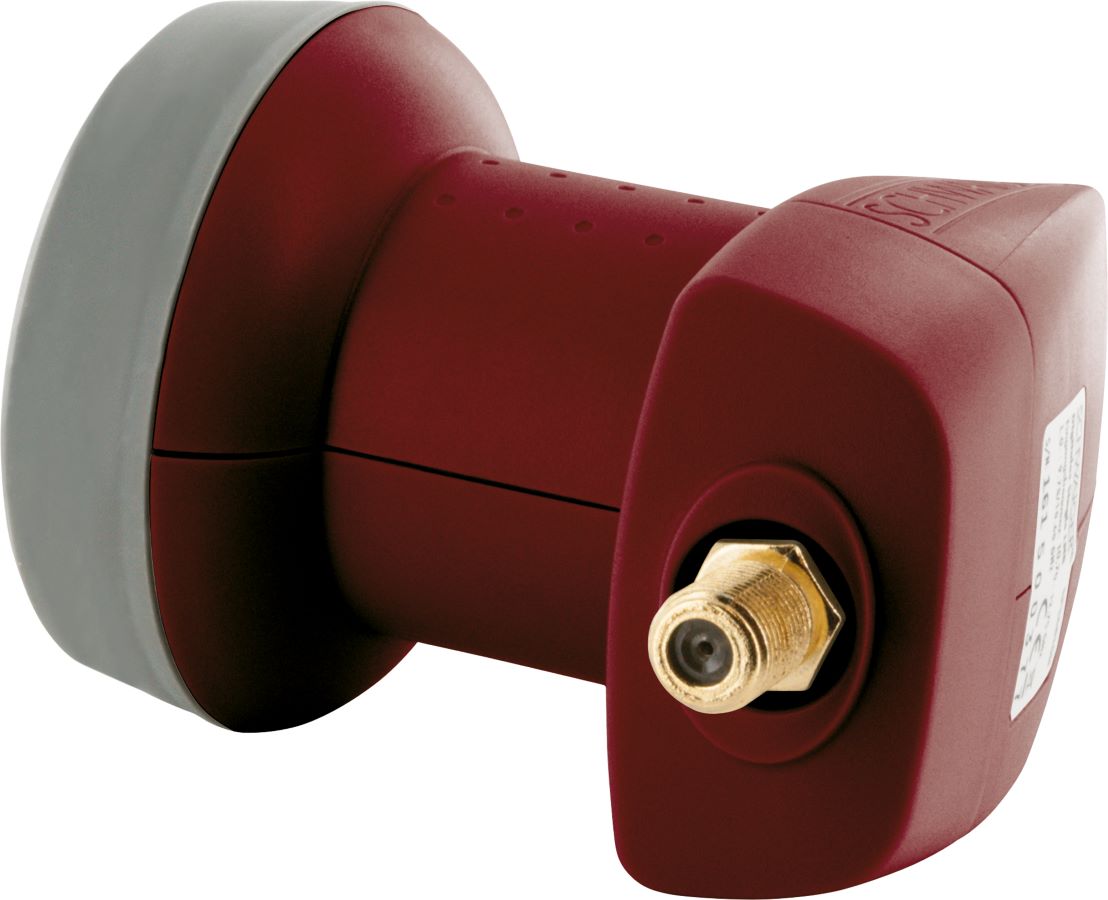 Schwaiger digitale Single LNB - Dark Red