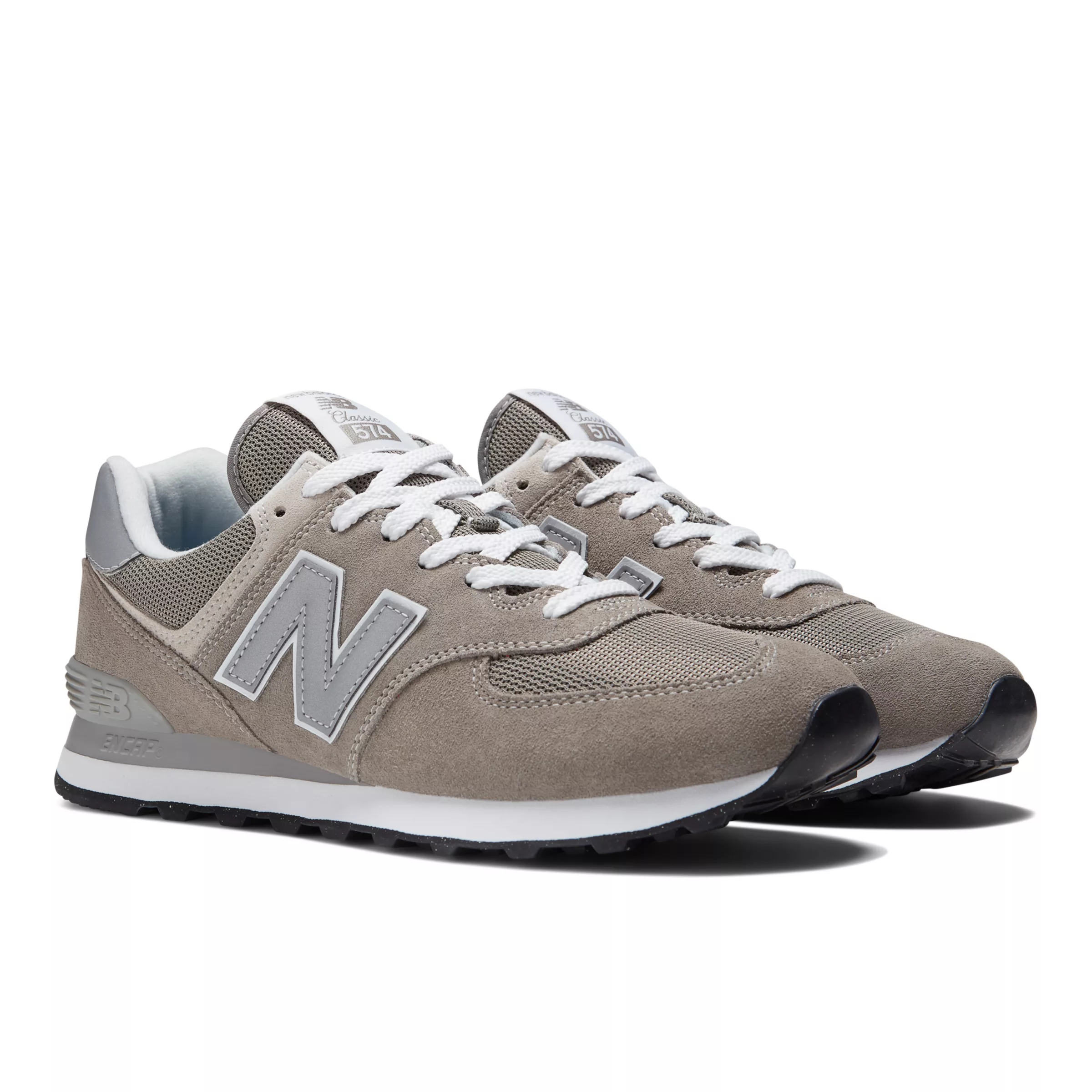 574 Core Grey with White