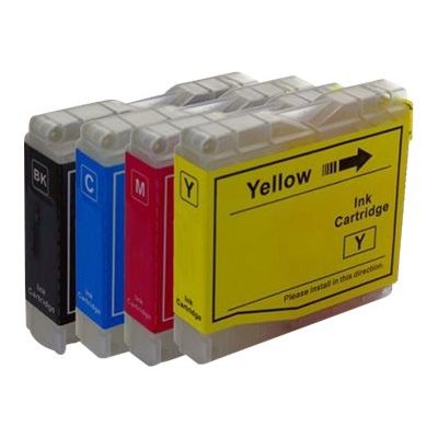 Cartouche compatible Brother LC985 - pack de 4 - noir, jaune, cyan, magenta - Switch