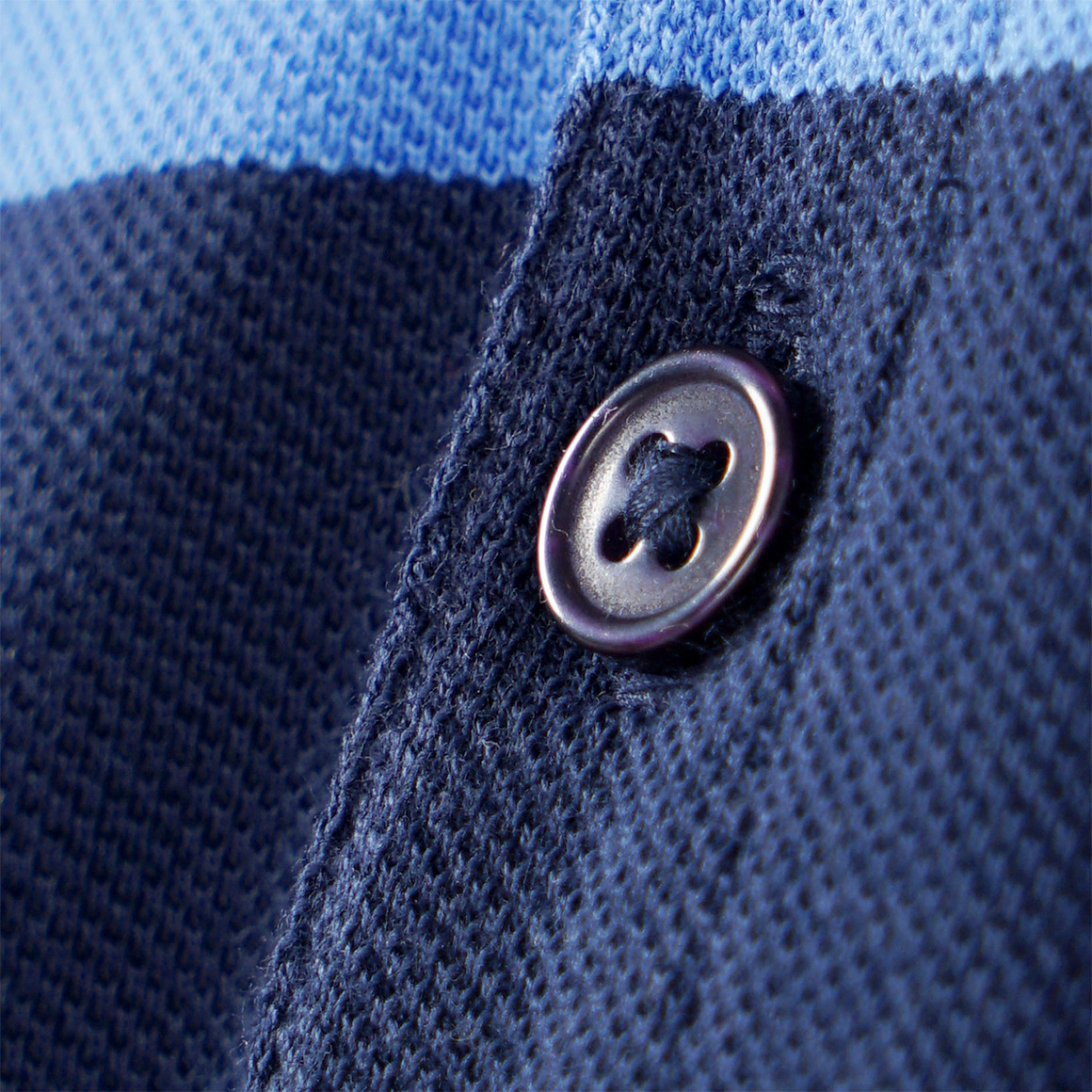 Topolino Jungen Poloshirt mit Streifen blau / dunkelblau