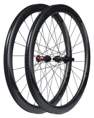 Paire de Roues Legend Wheels 45P PRO4 - 12X100 - 12X142mm - DT 240EXP - Disc Centerlock - Shimano/Sram