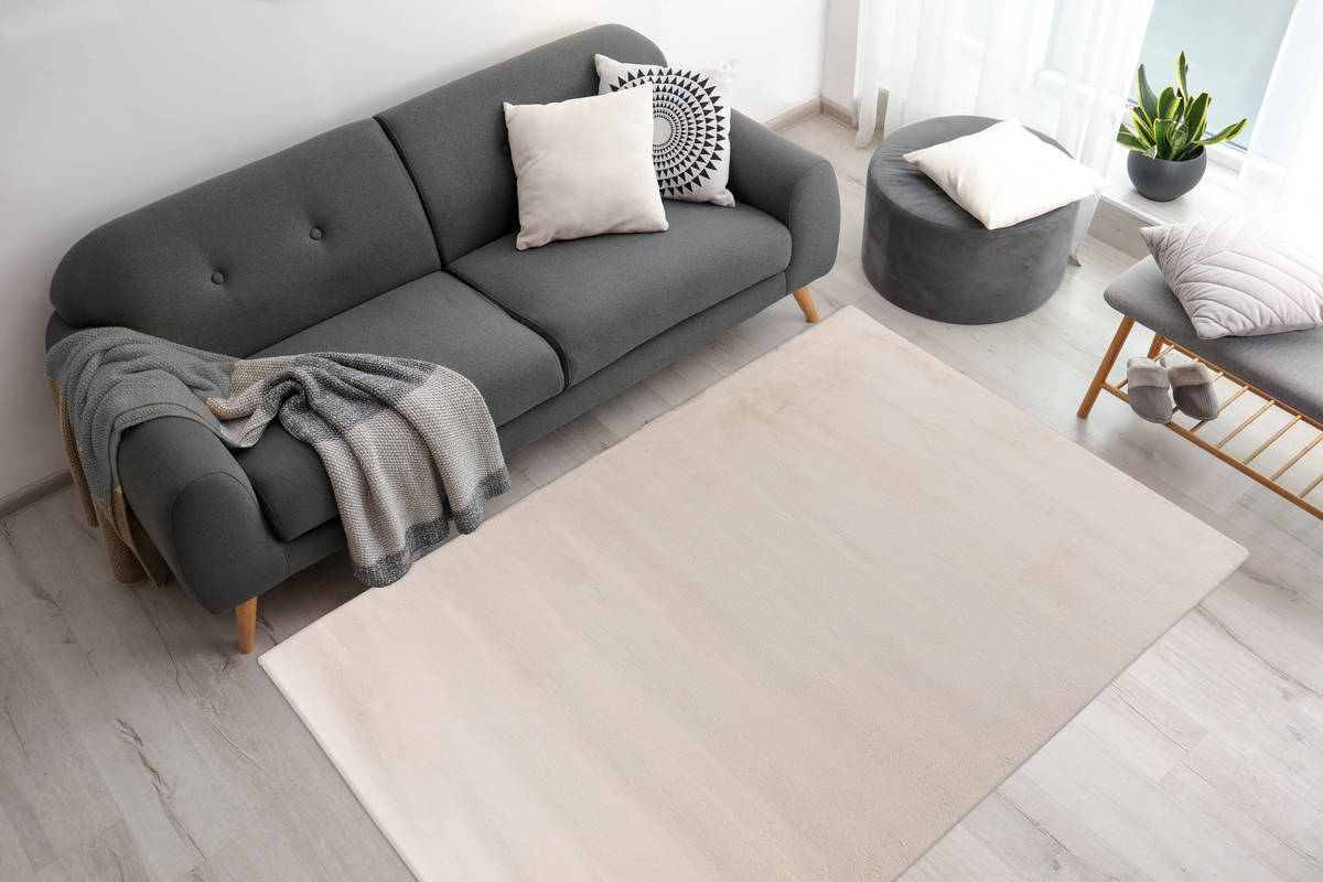 Kurzflorteppich RABBIT PRIME 125 - elfenbein - 80x150 cm