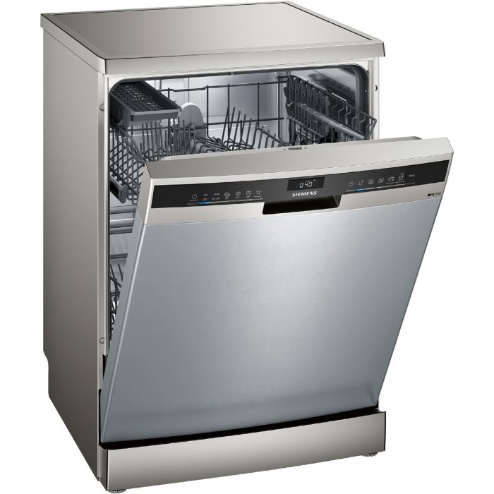 Siemens Stand-Geschirrspüler iQ300 SN23HI60AE Silver Inox