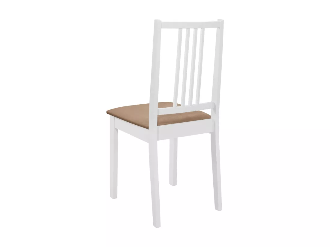 Mobilier de salle à manger 5 pcs MDF Blanc