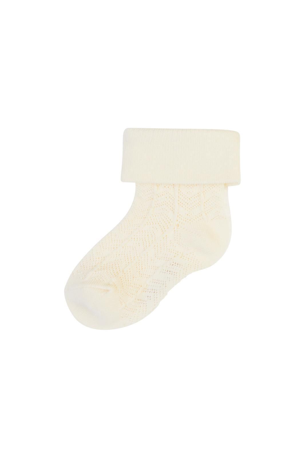Noppies Newborn Sokken (4 paar) - Oatmeal Melange