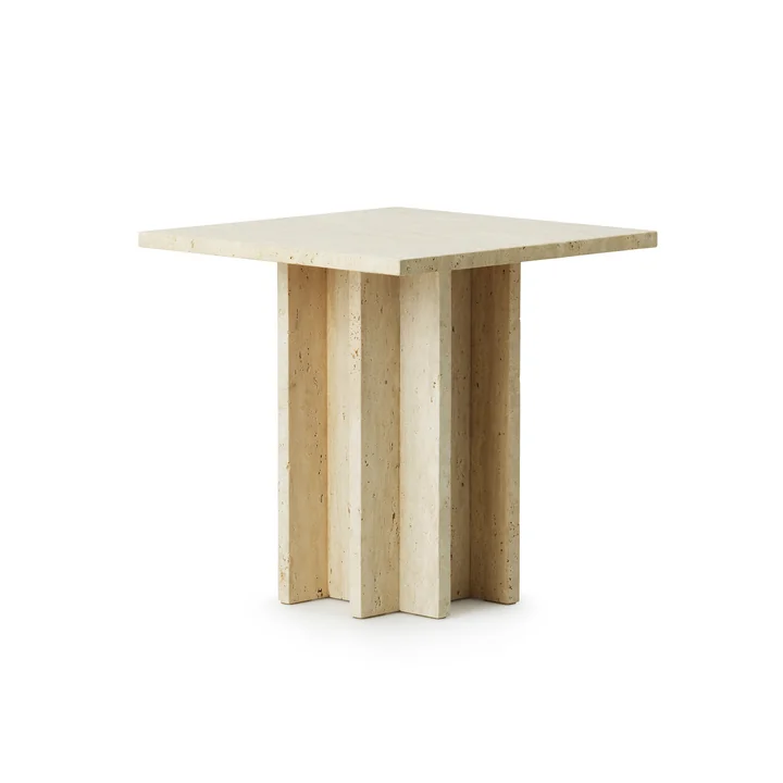 Normann Copenhagen - Edge Couchtisch, large, travertine