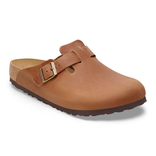 Birkenstock Boston Sko, Cognac, 36
