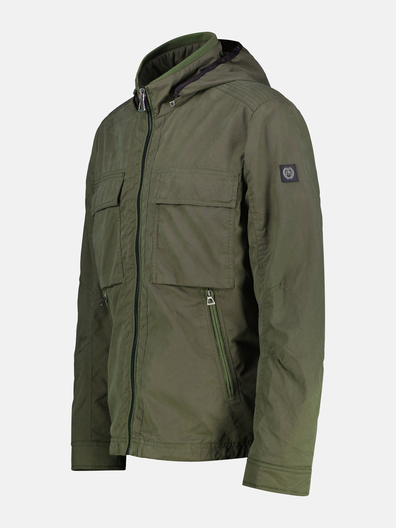 Shell-Blouson mit abnehmbarer Kapuze