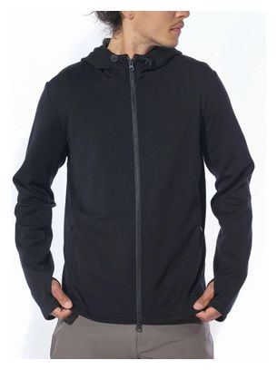 Sweat à Capuche Chrome Merino Cobra 3.0 Noir