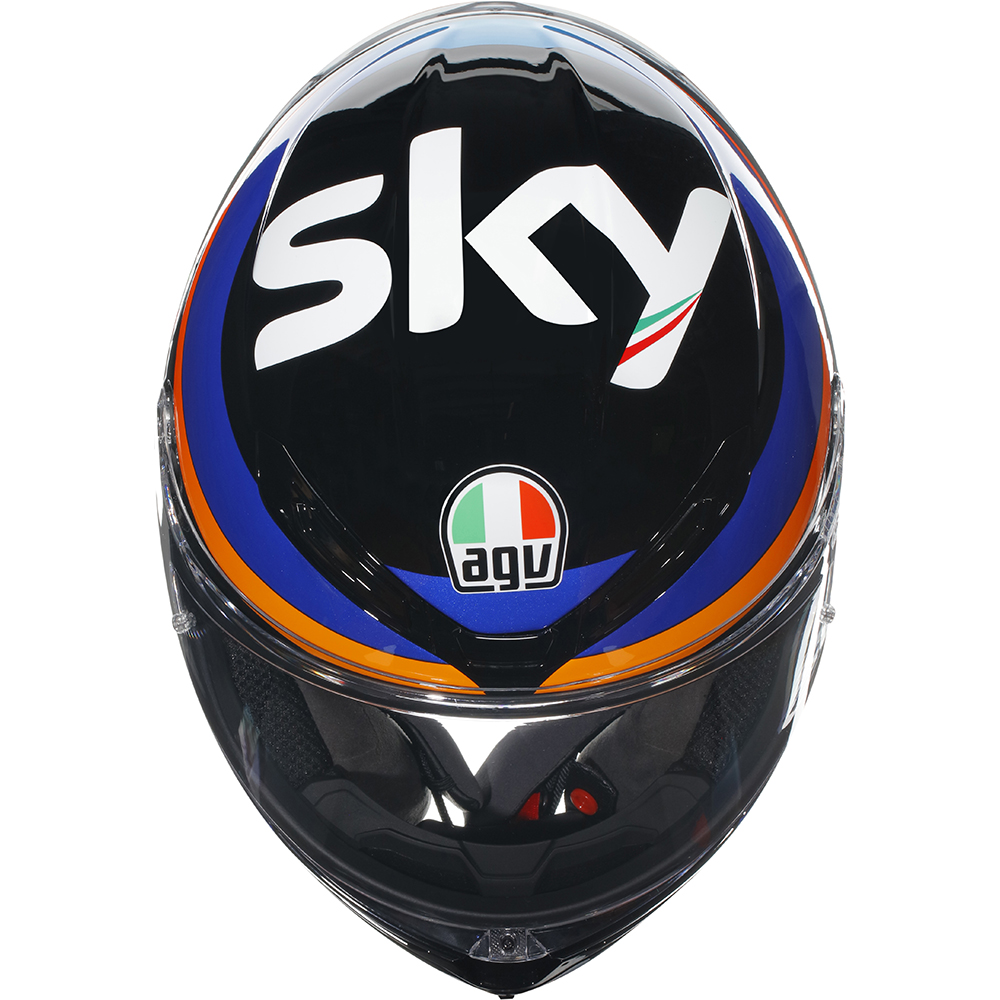 AGV - Casque K6 S Marini Sky Racing Team 2021 Noir / Bleu