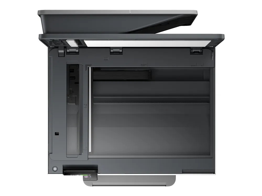 HP Officejet Pro 9122e All-in-One - Multifunktionsprinter - farve - blækprinter - Legal (216 x 356 mm) (original) - A4/Legal (medie) - op til 21 spm (kopiering) - op til 22 spm (udskriver) - 250 ark - 33.6 Kbps - Wi-Fi(ac), LAN, USB 2.0, USB 2.0 vært