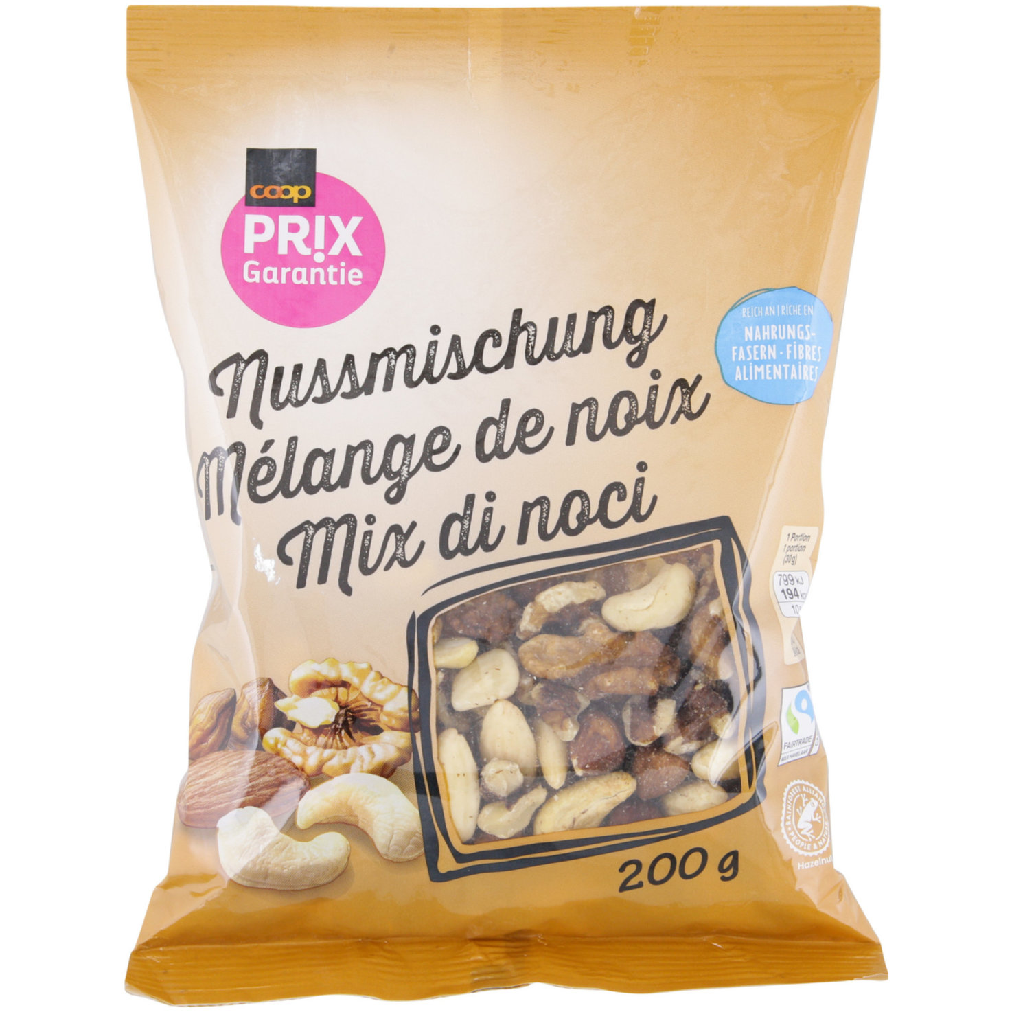 Prix Garantie Fairtrade Nussmischung