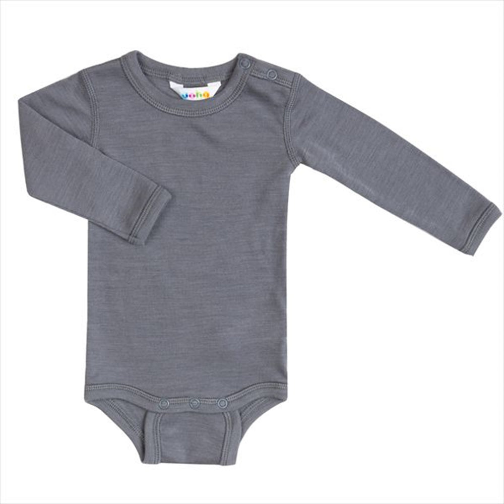 Uld/Silke Grå Body - Joha → Luksusbaby.dk