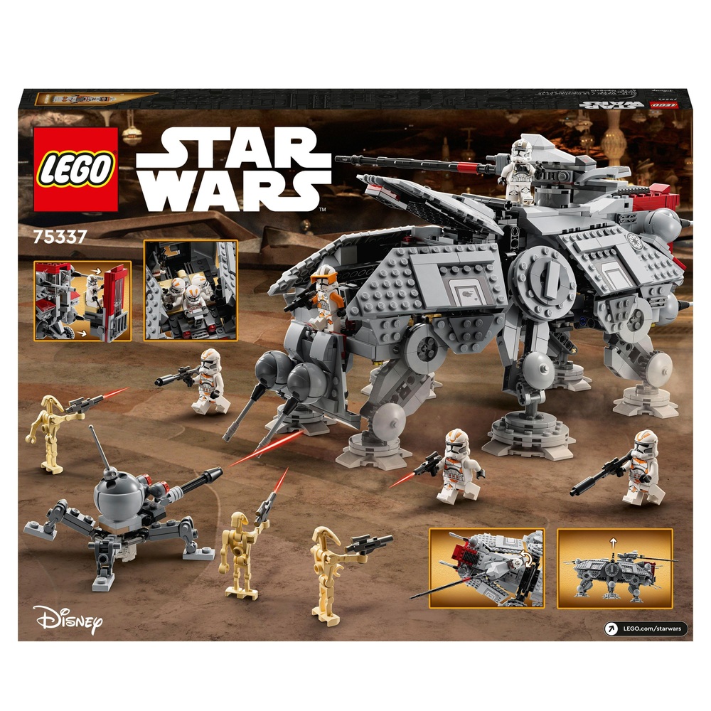 LEGO Star Wars 75337 AT-TE Walker Set mit Droidenfiguren