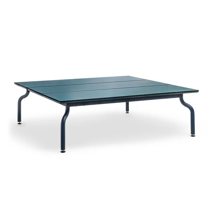 Magis - South Gartentisch niedrig, 120 x 120 cm, nachtblau / lavablau