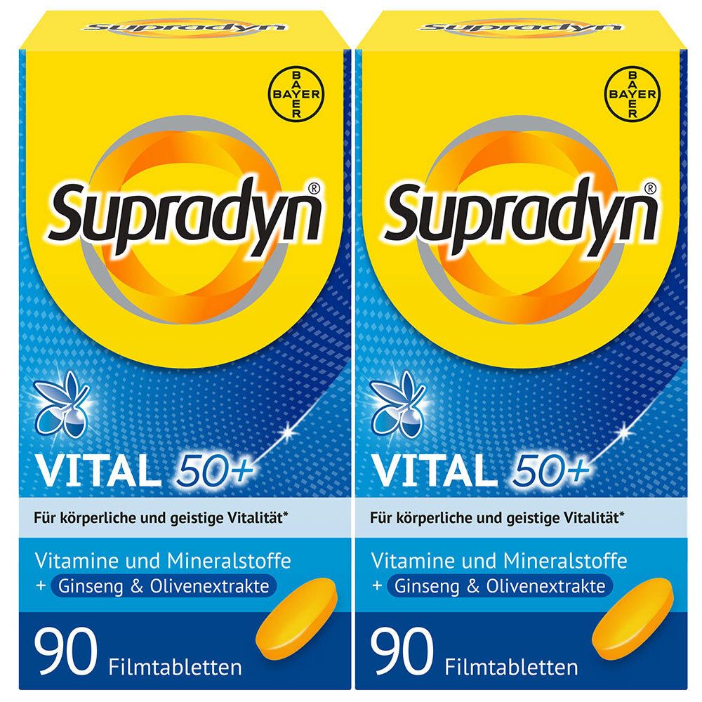 Supradyn® Vital 50+ Ginseng + Olive