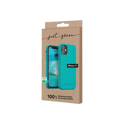 Just Green - coque de protection pour iPhone 11 - blue lagoon