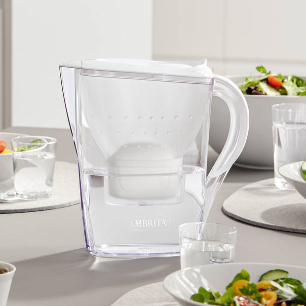 BRITA - Waterfilterkan - Marella Cool - 2,4L - Wit - incl. 1 MAXTRA PRO ALL-IN-1 filterpatroon