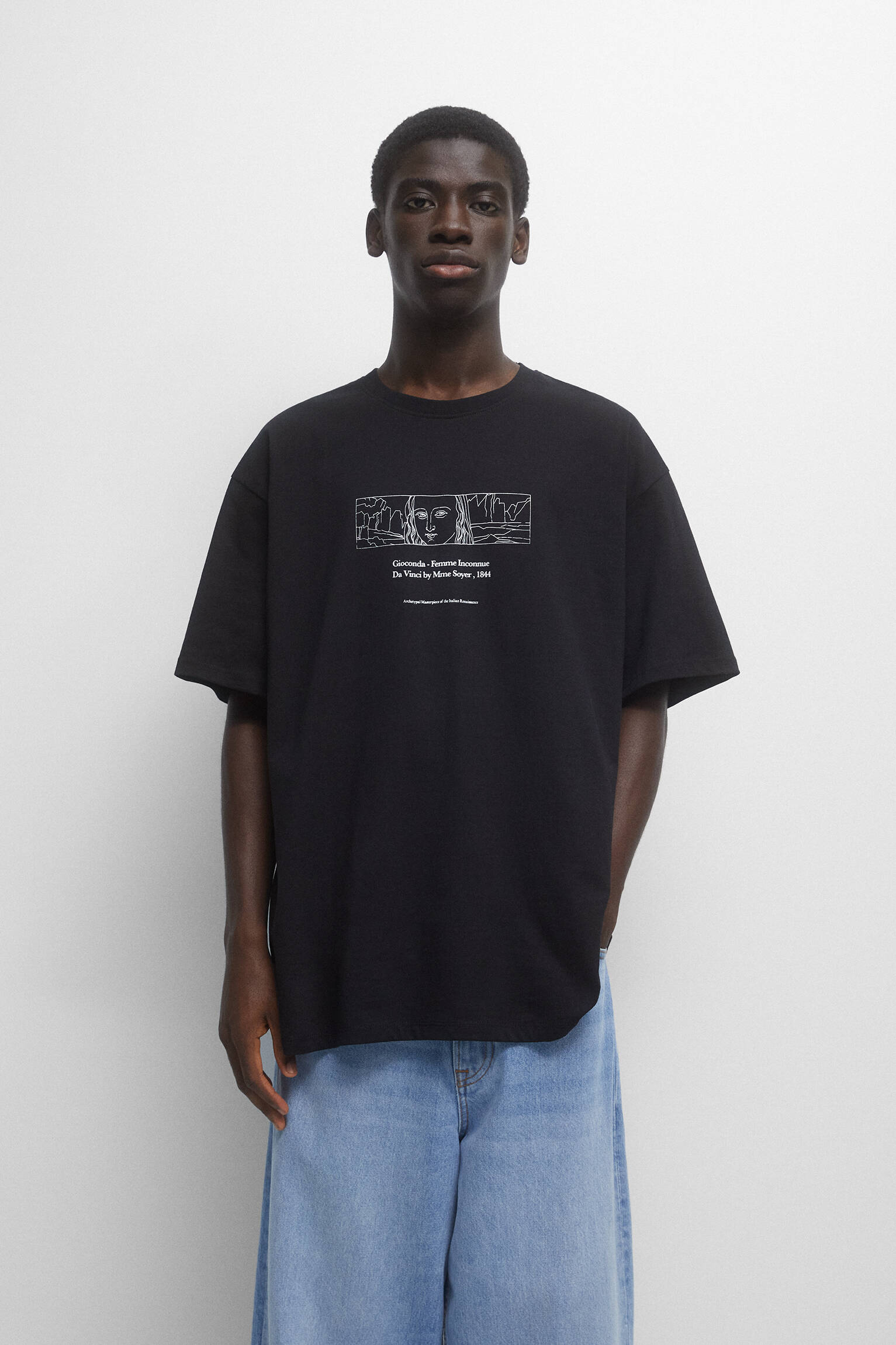 CAMISETA MONA LISA - PRETA