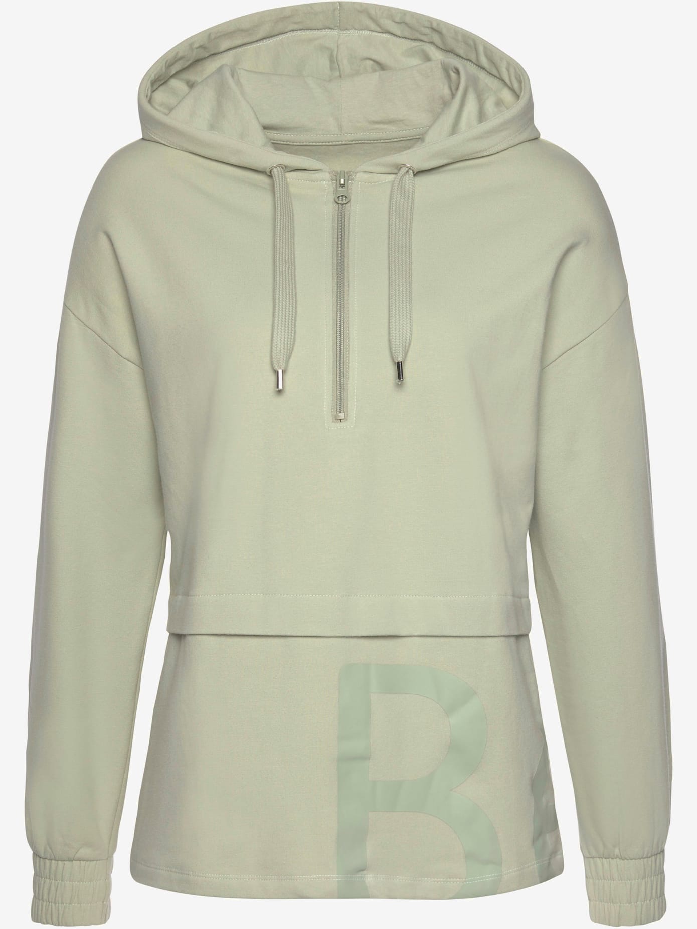 Sweatshirt avec glissière et capuche