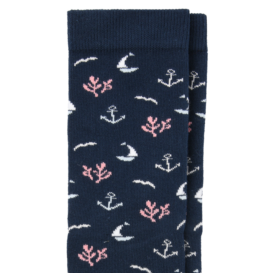Gina Benotti 1 Paar Damen Socken mit Meeresmotiven dunkelblau