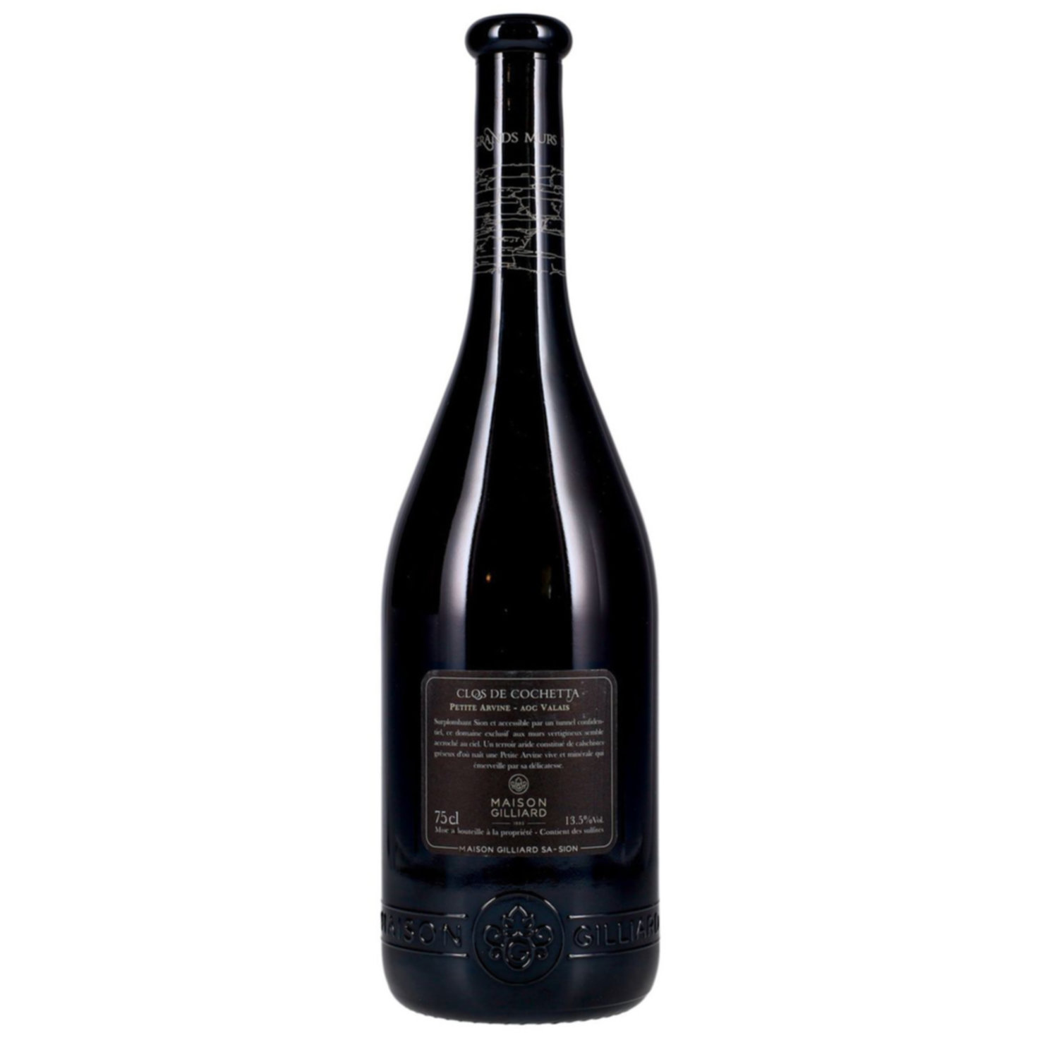 Valais AOC Petite Arvine Clos de Cochetta Les Grands Murs Maison Gilliard -75cl