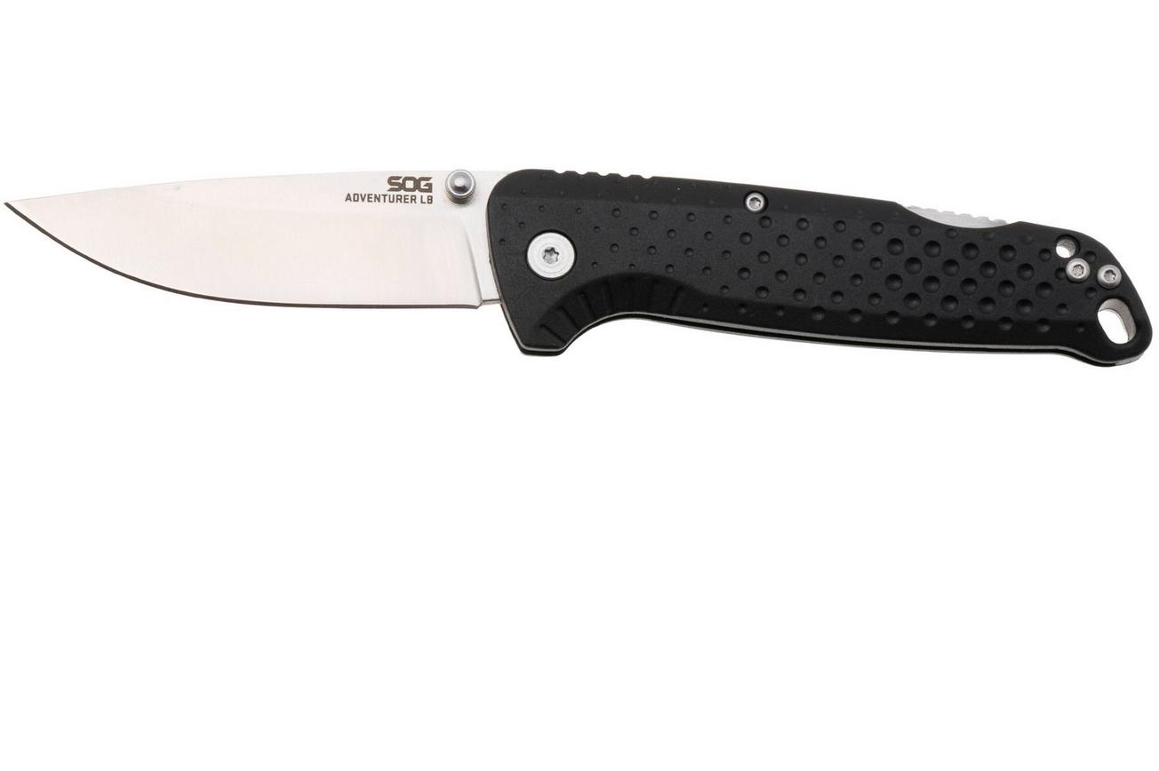 SOG Adventurer LB 13-11-08-43, Satin 5CR15MOV, Black GRN zakmes
