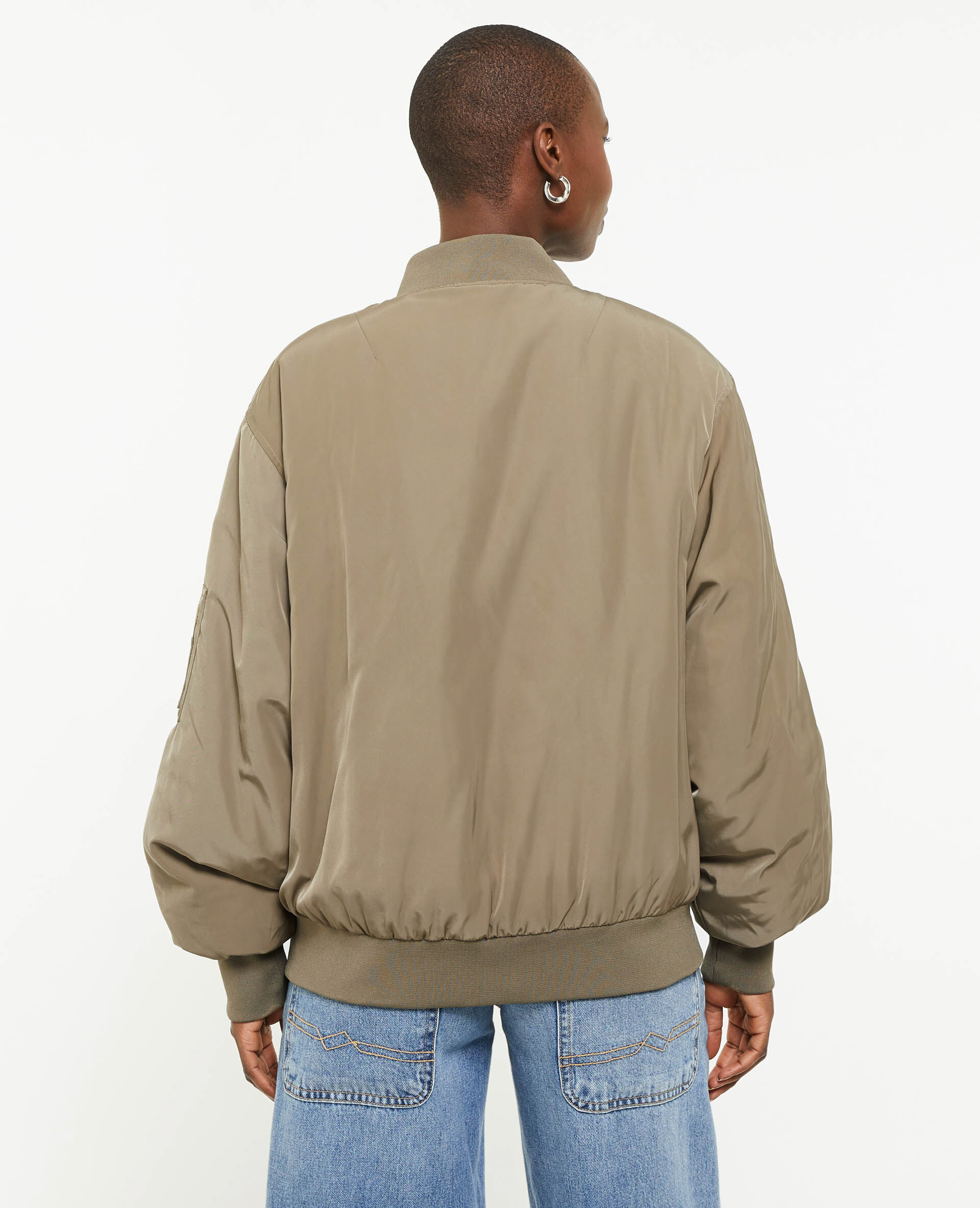 Bomber oversize - Vert kaki