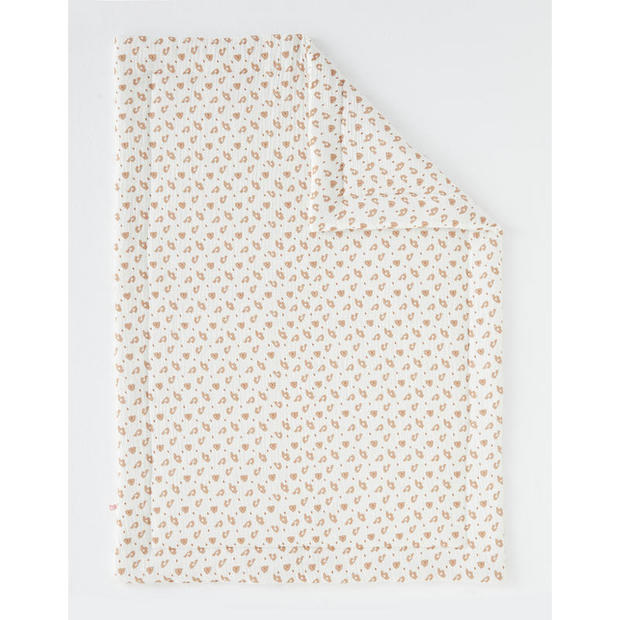 Couverture 75 cm X 100 cm LEOPARD MOUSSELINE Babou & Kendi - NOUKIE 'S