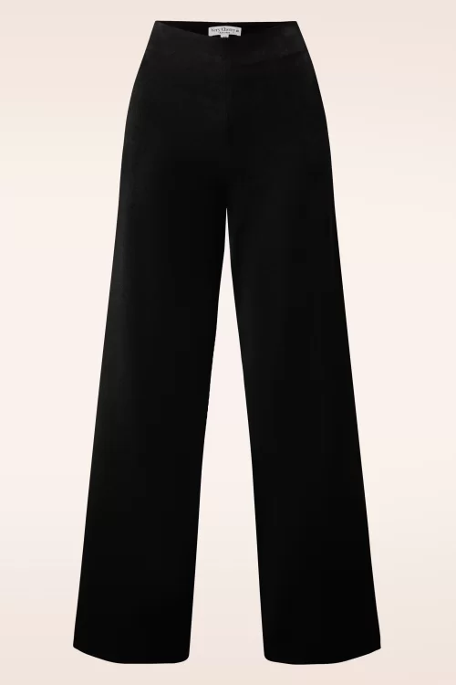 Very Cherry Marlene broek in zwart