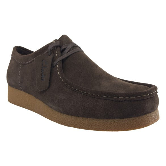Wallabee, moccasiner, herre, mørkebrun