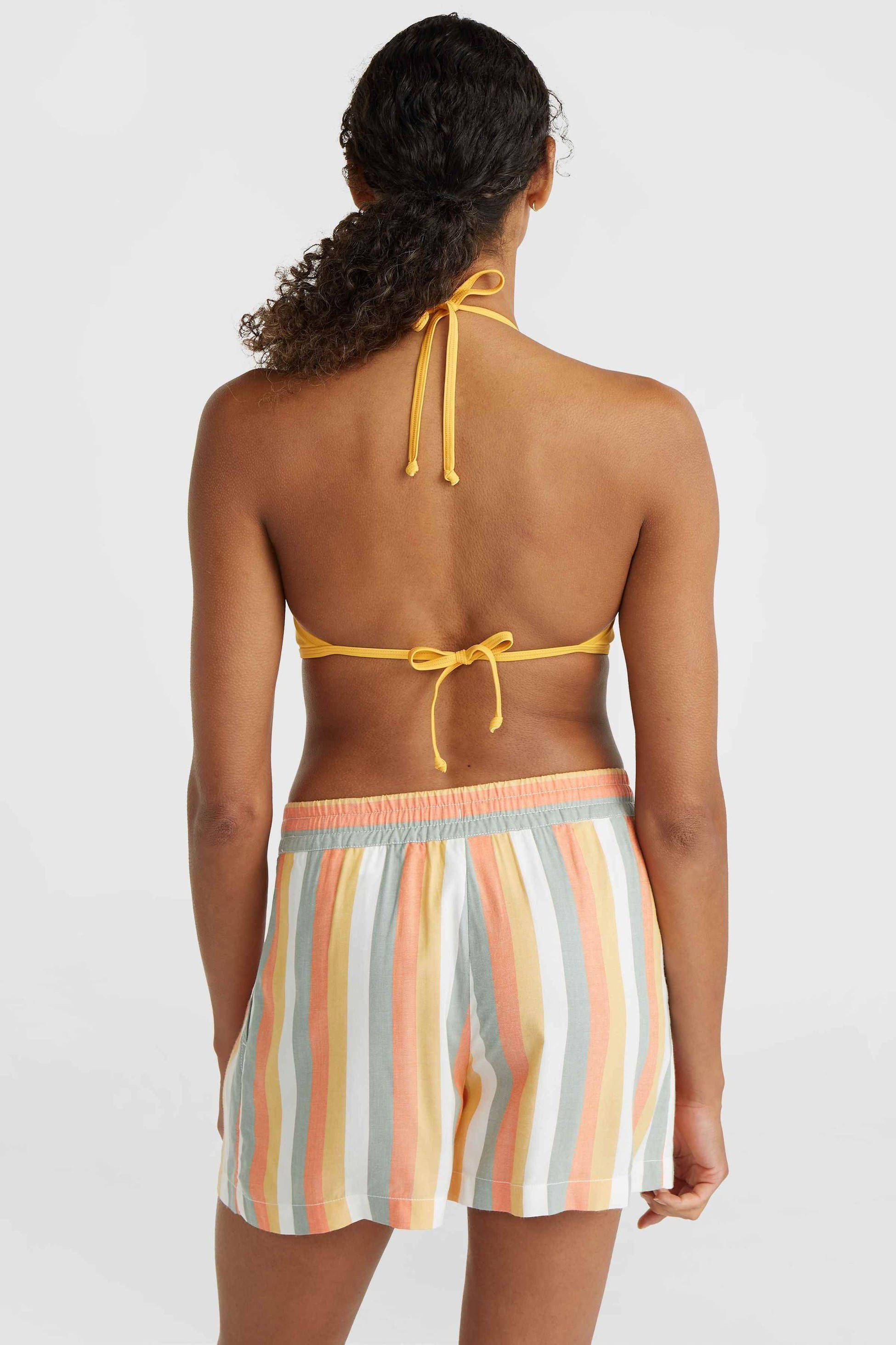 O'Neill voorgevormde triangel bikinitop geel