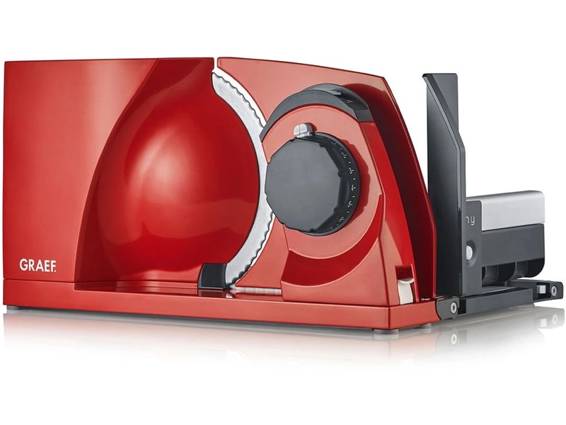 Graef Schneidemaschine MYtiny Rot Klappbarer Allesschneider