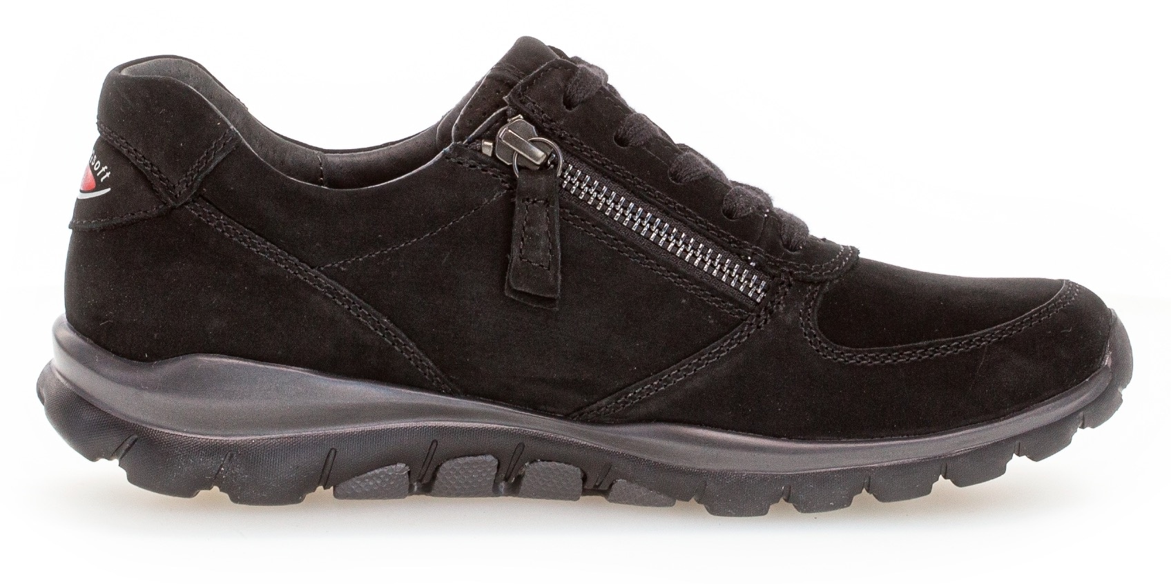 Gabor Rollingsoft Keilsneaker  , Freizeitschuh, Halbschuh, Schnürschuh mit Logo an der Ferse