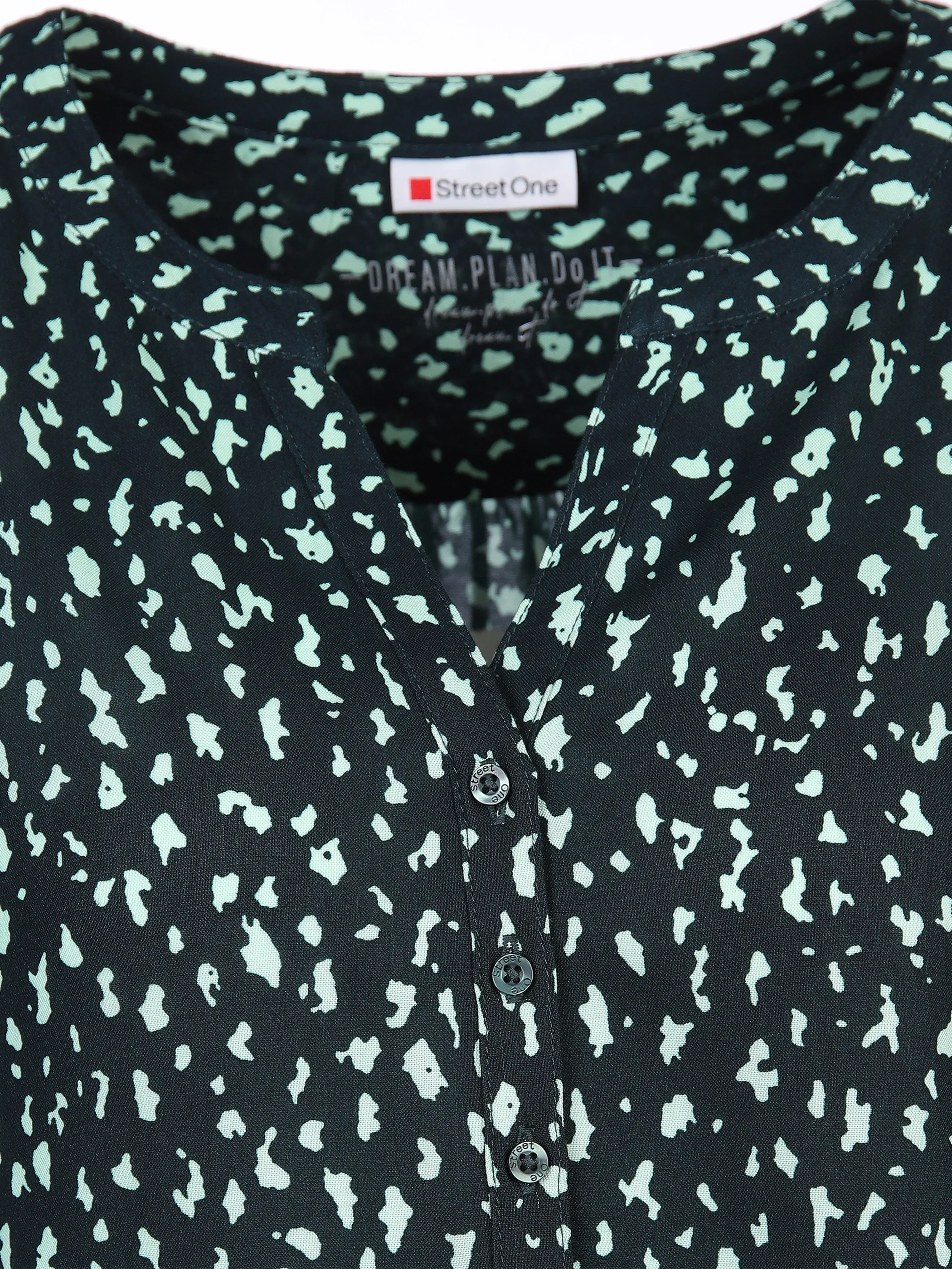 Damen Bluse mit Alloverprint
