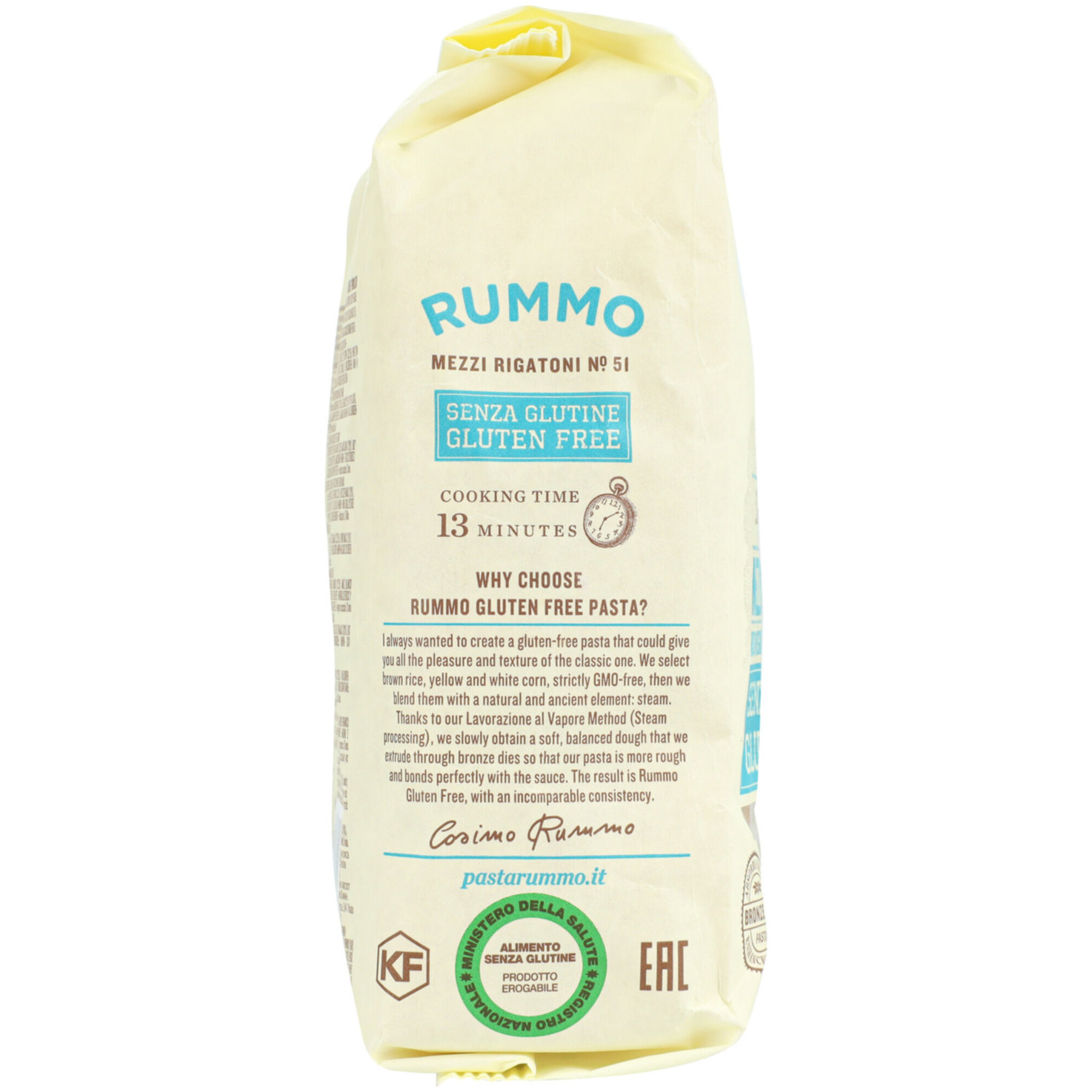Rummo Mezzi Rigatoni glutenfrei
