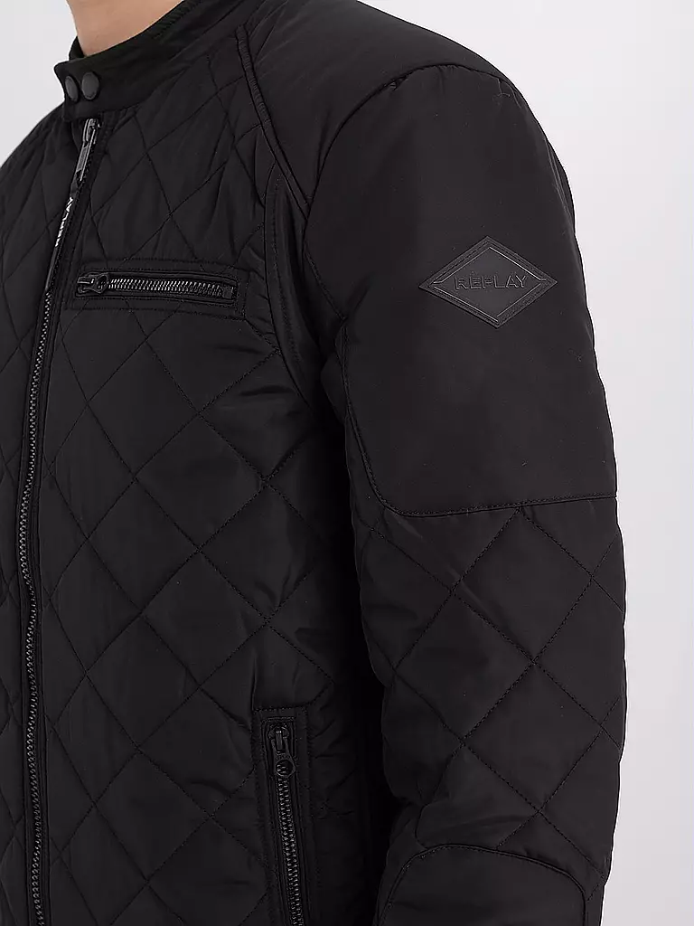 REPLAY Steppjacke  schwarz