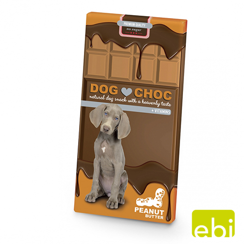 EBI DOG MANTEIGA DE AMENDOIM COM CHOCOLATE 100 g